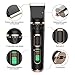 ZIIDII Dog Clippers,3 Speed Rechargeable Pet Grooming Kit with LED Display,Waterproof Blade Low Noise Hair Trimmer Clipper for Dogs Cats and Other Pets