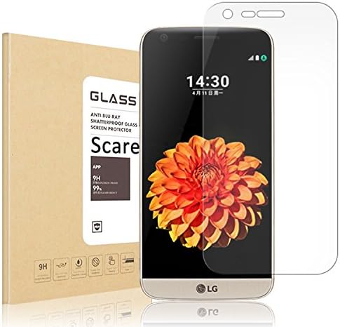 LG G5 Clear Screen Protector, SupThin Screen Tempered Glass Premium Full Coverage[Bubble Free] HD Ultra Clear Film Edge to Edge Protection Shield Anti-Bubble Screen Protector for LG G5 Clear