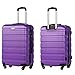 Coolife Luggage 3 Piece Set Suitcase Spinner Hardshell Lightweight