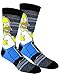 The Simpsons Casual Crew Socks 3 Pair Pack Multi Color (One Size, Homer/Bart/Burns)