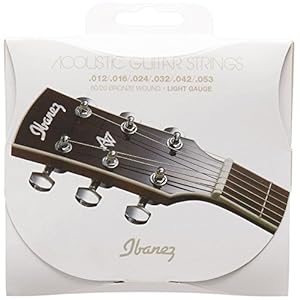 Ibanez IACS6C Acoustic Guitar Strings, .012/.016/.024/.032/.042/.053 Gauge