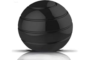 KKPOT Kinetic Desk Toy,Optical Illusion Metal Fidget Spinning Ball,Office Executive Stress Relief Spinner Toys for Adults & Kids