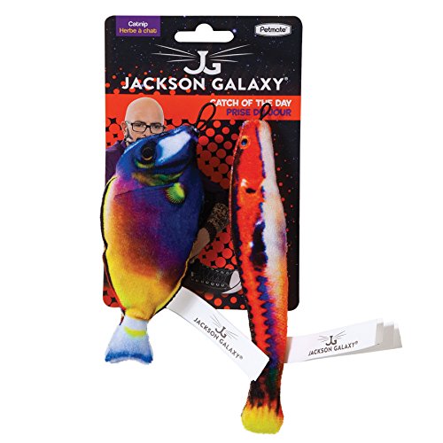 Jackson Galaxy Catch of The DayFish (2 Pack) Cat Toys Stuffed with