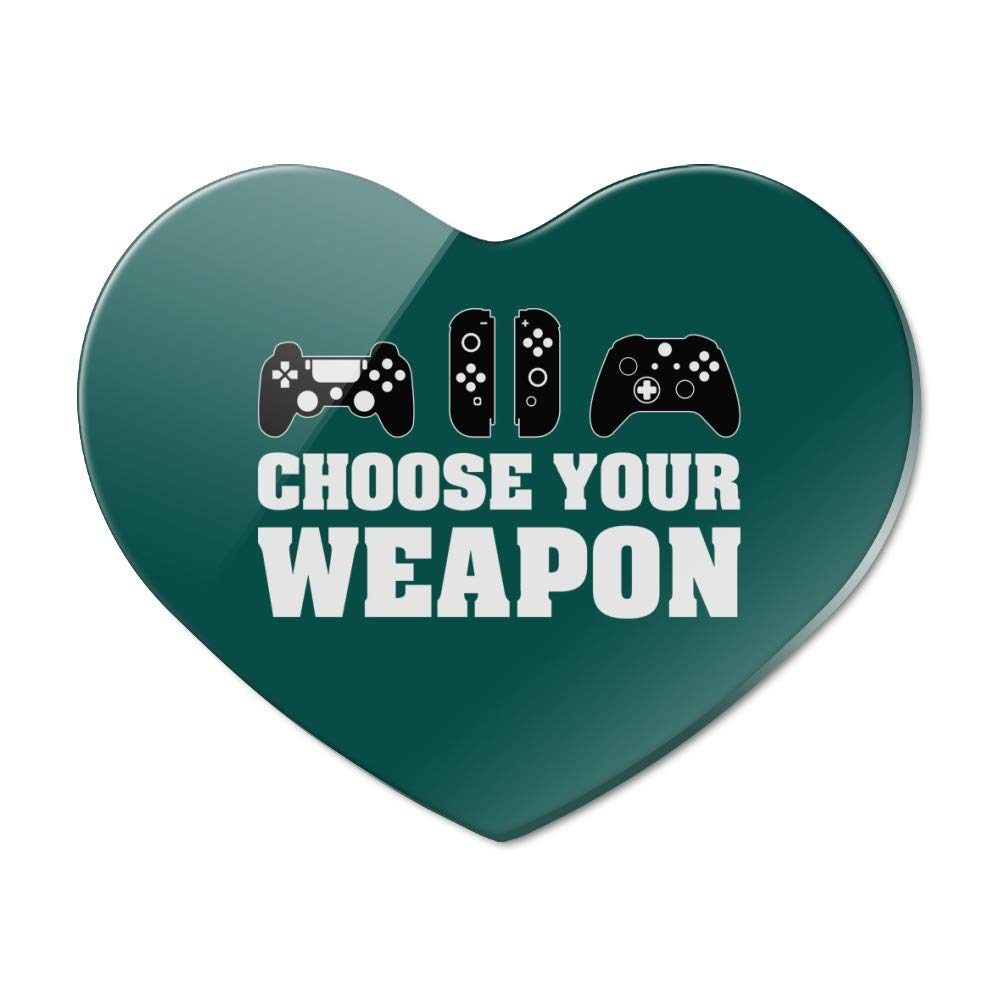 Choose your arma controladores juegos Gamer corazón acrílico ...