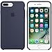 Apple Silicone Case for iPhone 7 Plus - Midnight Blue