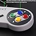 2 Pack SNES Super Controller, iNNEXT Retro USB Super Classic Controller PC Mac Linux Raspberry Pi 3 Steam Sega Genesis Higan (Multicolored Keys)thumb 4