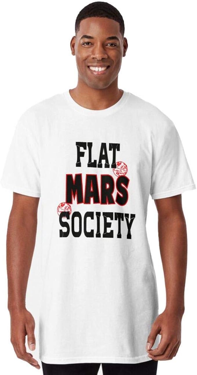 flat mars society t shirt