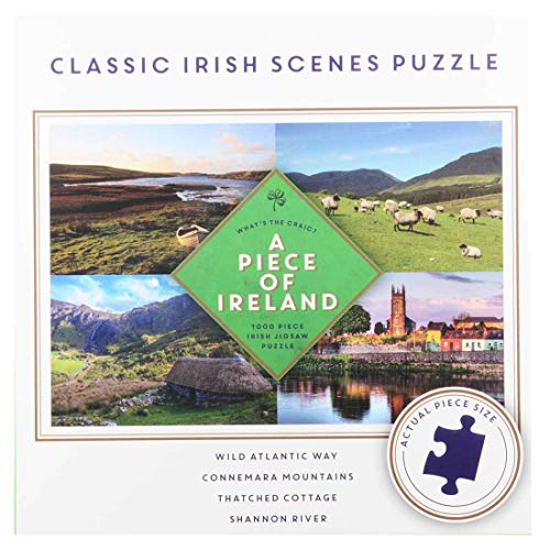 4 in One Piece of Ireland Classic Irish Scenes 1000 Pieces Jigsaw Puzzle