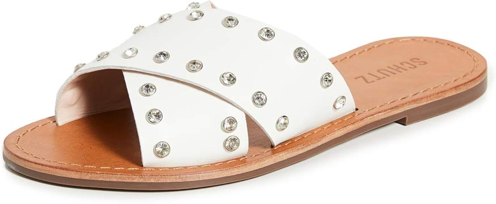 schutz slide sandals