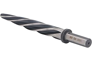 5 Flute Construction Reamer 5/8in Spiral Bit with HSS6542 Material for Bridge Building Metal Structure, Align and Enlarge Hol