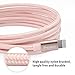 F-color Braided Cable, Rose Gold