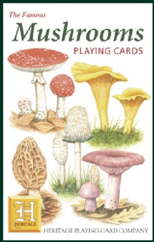 Heritage Playing Cards - Mushroom varieties Playing Cards