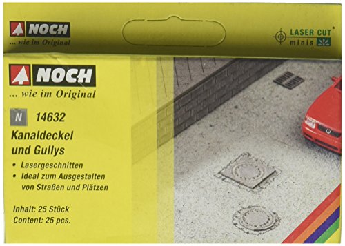 Noch 14632 Drain Covers 25/ N Scale Model Kit