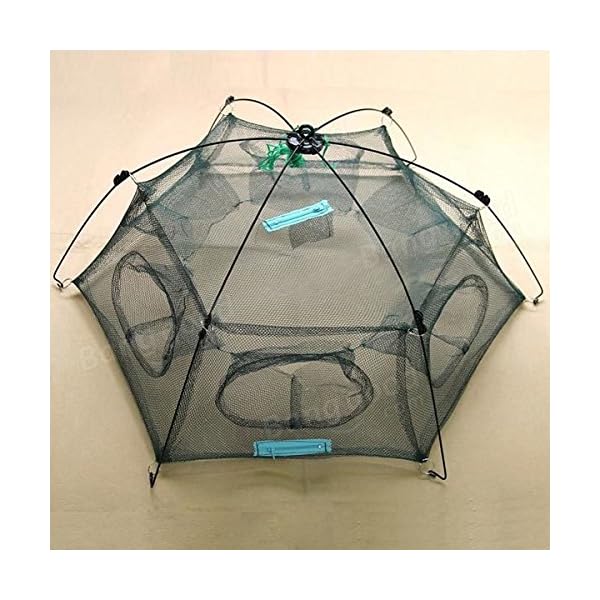 New-Folded-80x80cm-Folding-Crab-fish-Minnow-Fishing-Trap-Cast-Net