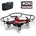 Remote Control Airplane RC Mini Drone for Kids 2.4Ghz 6-Axis Gyro 4 Channels Quadcopter Indoor / Outdoor Flying Helicopter RTF for Beginner Drone Training (Red)
