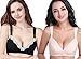 CAKYE Women's Underwire Maternity Nursing Bra (34B, Black+Nude (2PCs))