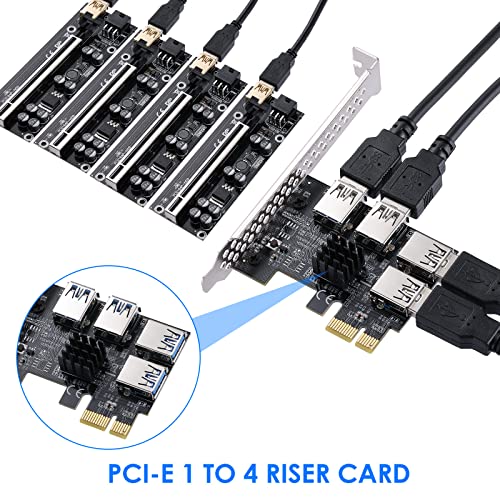 Splitter Pci Mining Pin PCIe To Dual Pin Splitter Crypto Mining