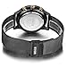 Black and Gold Men's Fashion Chronograph Quartz Analog Wrist Watch with Black Mesh Stainless Steel Band - BAOGELA