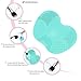 TailaiMei Makeup Brush Cleaning Mat,Set of 2 Silicone Cosmetic Washing Tool with Suction Cups(Green)
