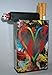 Cigarette Case Heart with Built on Lighter Holder Box