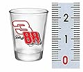 Shot Glass - Nascar Dale Earnhardt Sr. and Jr. #3 and #88 (2oz)