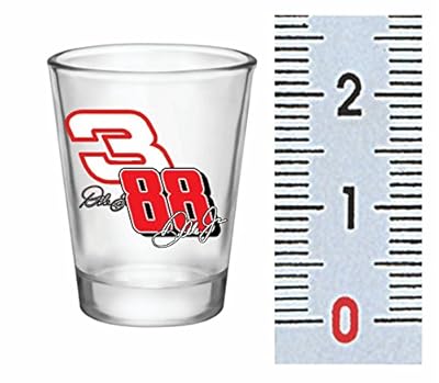 Shot Glass - Nascar Dale Earnhardt Sr. and Jr. #3 and #88 (2oz)