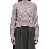 VELVET BY GRAHAM & SPENCER Women's Marley Baby Alpaca Light Sweater, Freesia
