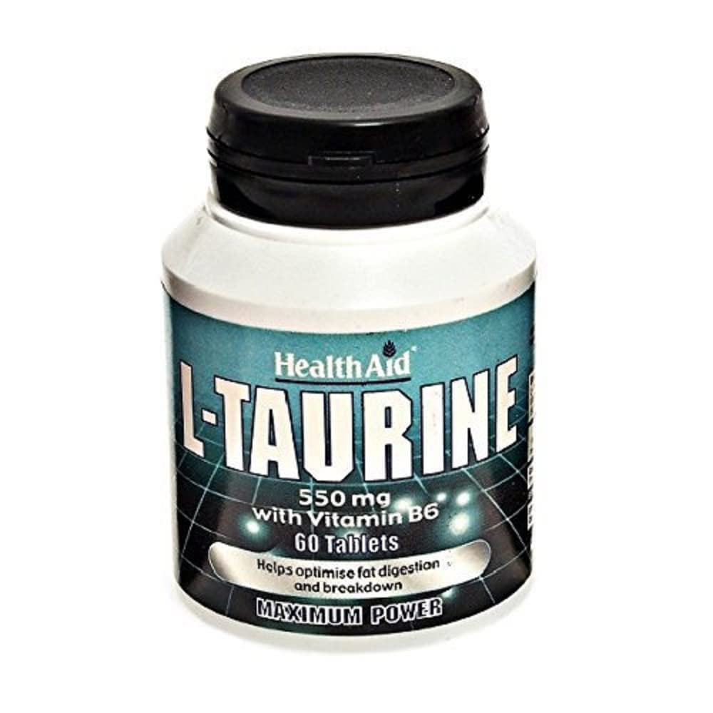 HealthAid L-Taurine 550mg - 60 Tablets
