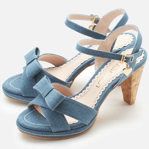 Amazon ロディスポット Lodispotto デニムサンダル ライトブルー M Lodispotto ロディスポット シューズ バッグ