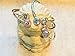 ISAACSONG.DESIGN Rose Gold Silver Tone Cuff Bangle Bracelet Zirconia Crystal Stone Jewelry for Women (Rose Gold)