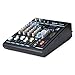 Tenuto Tech Portable Compact Mixer Audio Mixer Analog Mixer 6-Channel Profossional Analog Mixer Console With 3 Band EQ, 48V, DSP Effects MP3/USB/SD Card Playback & Recording System (6 channel)