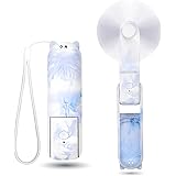 Nezylaf Handheld Mini Fan, 3 Speeds Rechargeable Quiet Mini Fan[9-15 Working Hours], Portable USB Small Pocket Fan, Personal 
