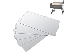 AJinTeby 5 Pack Drip Tray Liners for Traeger Pro 34 Series Pellet Grill, BAC410 Drip Tray Liners, Heat-Resistant Foil Liners, Aluminum Tray for Catching Grease, 32.25" x 15.75"
