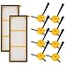 cabiclean Replenishment Kit Compatible Shark ION Robot RV750, RV720, RV700, RV750C, RV755. 10 Pack (2 Filter + 8 Side Brush)
