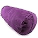 Peace Yoga® Zafu Meditation Yoga Cotton Cylinder Bolster Pillow Cushion - Purple