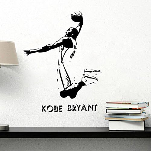 Inspiration Wall Stickers Basketball Removable Wall Decor Decals Sport Style for Kids Boys Nursery Living Room Bedroom School Office,22.6 x 39.3 Inch