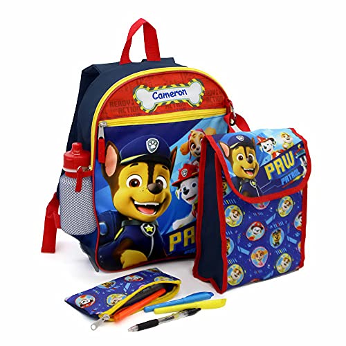 paw patrol backpack personalized