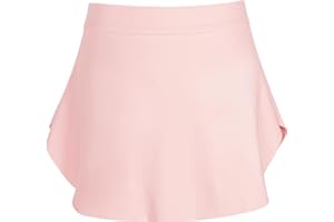 LingTing Ballet Skirts for Girls Dance Skirt with Shorts Kids wrap Skirt