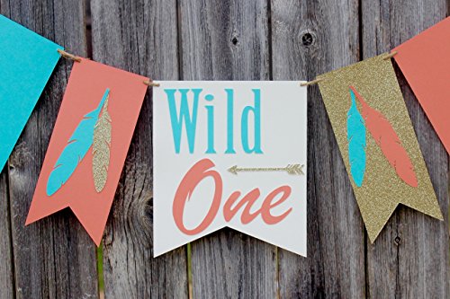 Wild One Boho Chic Birthday High Chair Banner