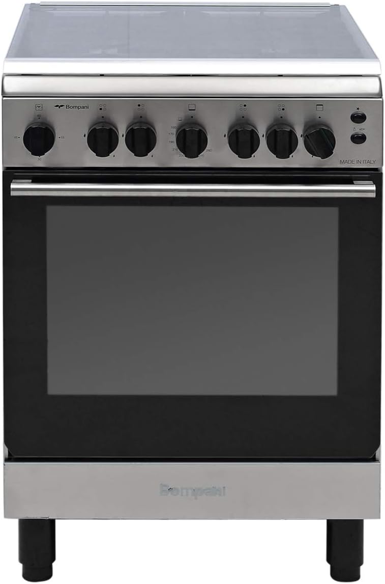 Bompani 4 Burners Gas Cooker With Oven And Grill Essential60gg4bix