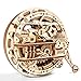 Ugears Monowheel 3D Mechanical Wheel, Wooden Model for Self Assembling, DIY, Brainteaser, Best Gift