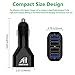 USB Car Charger, AI AIKENUO 48W Cars Adapter With Dual Ports Quick Charge 3.0 , Fast Charging Auto Chargers for QC Devices, Android Phone,Samsung,Iphone,Tablets And More