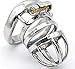 BDSM Stainless Steel Cock cage Male Chastity Device Virginity Sex Products 275 (cage with 45mm Ring)