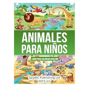 Animales para niños: Libro para colorear para niños (Spanish Edition)