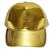 City Hunter Cr110 Metalic Leather Trucker Cap-gold,One Size / Adjustable