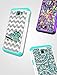 Galaxy On5 2016 Case, Style4U Cute Owl Shock Resistant Studded Rhinestone Crystal Bling Hybrid Armor Case Cover for Samsung Galaxy On5 G570 2016 Release with 1 Style4U Stylus [White/Teal]