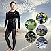 ALPINE PRO Men's Compression Shirt,Cool Dry Thermal Long Sleeve Seamless Baselayer, Black, M-L