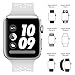 Compatible Apple Watch Band 42mm/ 44mm, Alritz Silicone Sport Strap Replacement for Apple Watch Series 4/Series 3/Series 2/Series 1/Nike+