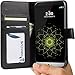 LG G5 Case by Abacus24-7, Wallet with Flip Cover and Stand for LG G5 Phone, Black