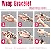 Aobei Long 5 Row Cultured Freshwater Pearls Wrap Around Bracelet Beaded Leather Jewelry